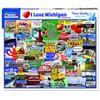 White Mountain Puzzles I Love Michigan - 1000 Piece Jigsaw
