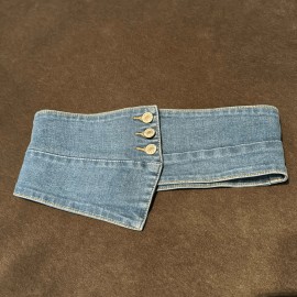 No Brand Women’s Denim Belt One Size NEW