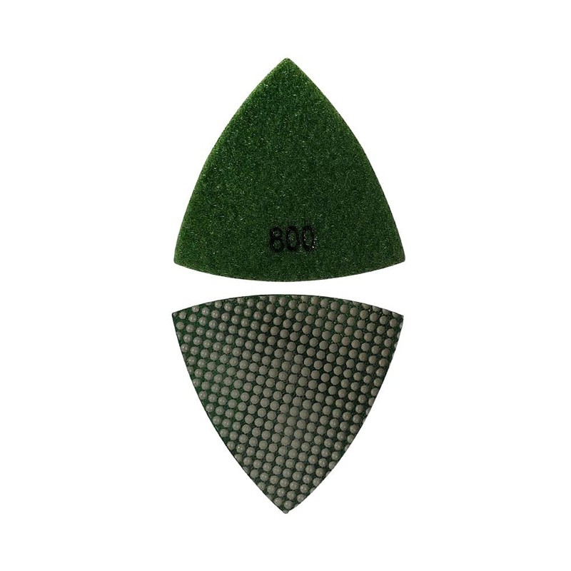 3" Triangular Diamond Grinding/Polishing Pads for Oscillating Multi-Tools, 3mm Segment