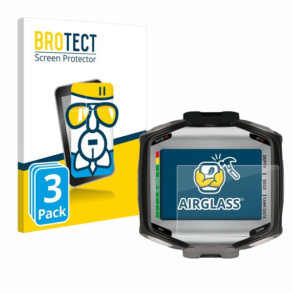 BROTECT Protective Glass Film for Mares Quad/Quad Air (Pack of
