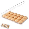 Pidea Shop Egg holder for fridge with lid - deviled