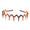 2PCS Plastic Sharks Tooth Hair Comb Headband Hair Hoop Women
