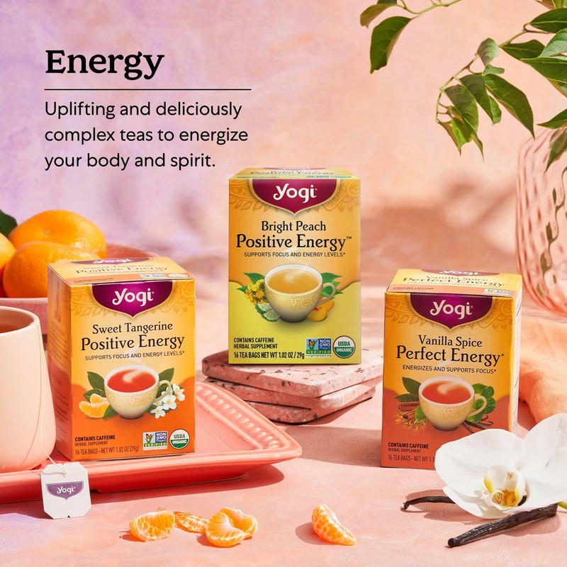 Yogi Tea Vanilla Spice Perfect Energy Tea - 16 Tea