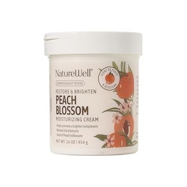 Crema hidratante restauradora e iluminadora Peach Blossom para rostro y cuerpo, con extracto de melocotón, niacinamida y ácido hialurónico, que promue