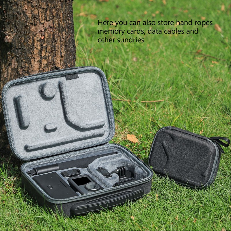 Action Camera Carrying Case Handbag Fabric Velvet Action Camera Storage