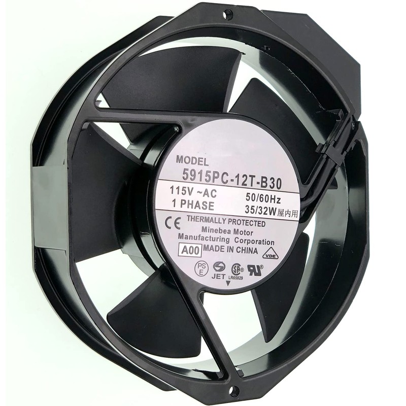 5915PC-12T-B30 115V Cooling Fan, 35/32W 172×150×38MM Metal high Temperature Resistant