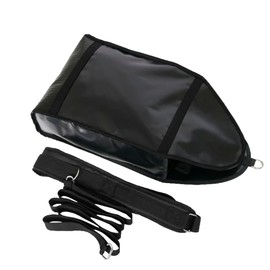 Partslety Weight Sled Trainer Adjustable, Sandbag Sled Trainer, Portable Carrying Resistance Sleds with 3 Weight Sandbags for Indoor Outdoor Sprinter Speed Training Black (with 3 Inner Pockets)