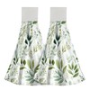 Giwawa Tropical Leaf Hanging Kitchen Towel - Leaves Hand Towels