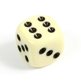 ASS Altenburger 22599217 22599217-100 Augenwürfel, Elfenbein