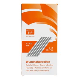 Teqler Wound Suture Strips 6 x 100 mm
