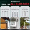 Narremcoy 12 inch Acrylic Convex Mirror, Adjustable Wide Angle View