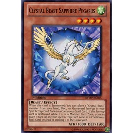 YU-GI-OH! - Crystal Beast Sapphire Pegasus (RYMP-EN046) - Ra Yellow Mega-Pack - 1st Edition - Common