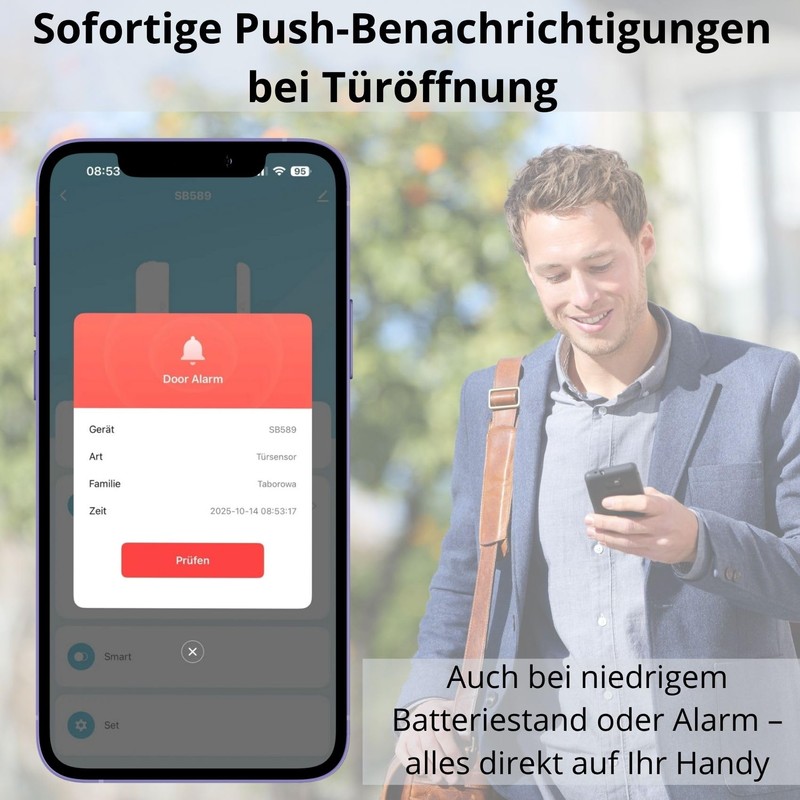 Sone Smart One Door Sensor Alarm, Window Sensor Wireless. Alarm