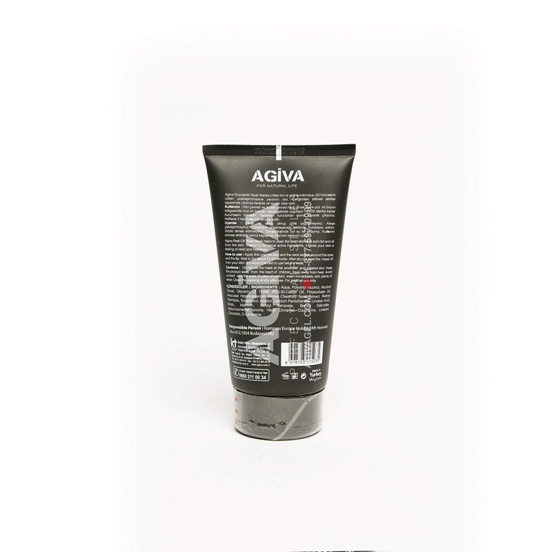 Agiva Peel Off Black Mask Activated Charbon Anti-blackhead 150 Ml