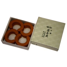 Gyokushudo Incense Incense, Sandalwood, Horseshoe Shape, Large 20 Sheets #873