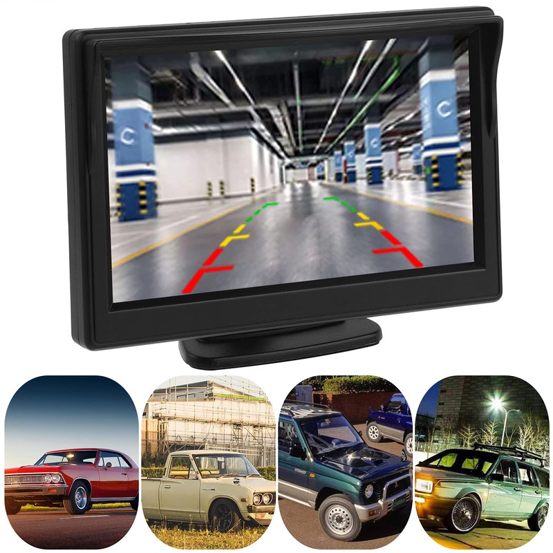 Peojek Backup Camera with Monitor Kit, 4.3 inch Rear View