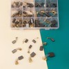 60 Pack Electric Motor Carbon Brushes Set, 10 Different Sizes