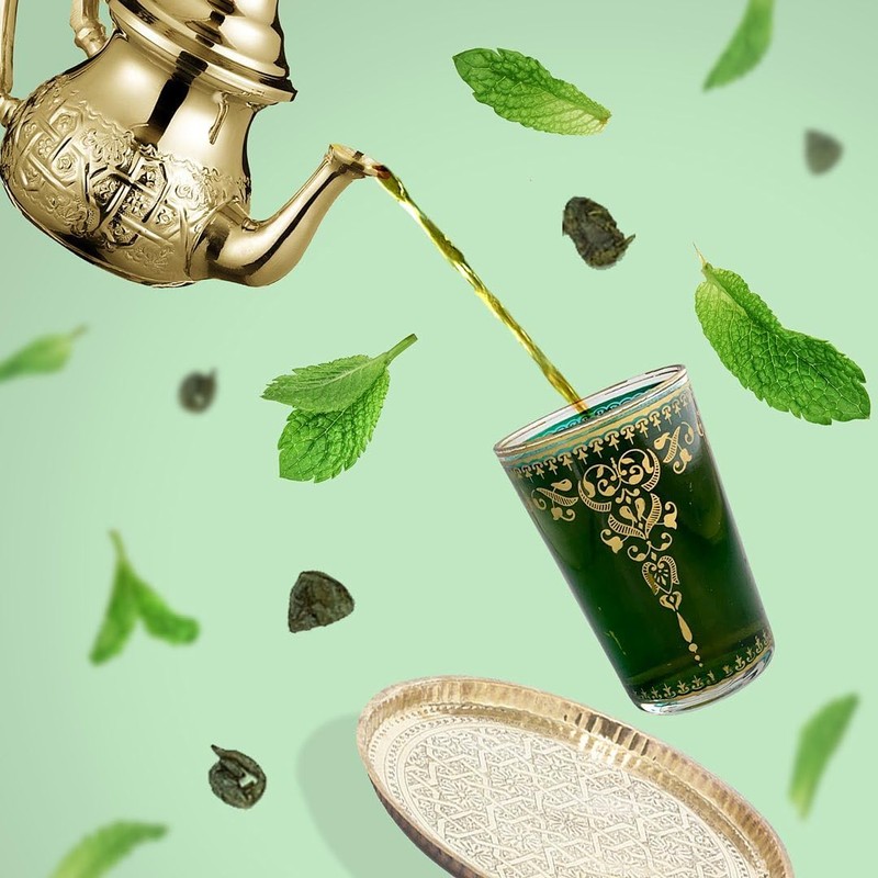 Eshai Moroccan Mint Tea (Atai bil Na'Na) - Green Tea