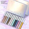 12PCS Liquid Eyeshadow Set Diamond Sparkling Matte Glitter Eyeshadow Set