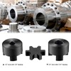 1/2" to 3/4" L075 Flexible 3-Piece L-Jaw Coupling Coupler Set