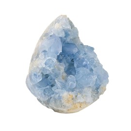 Erliway Erliway Natural Celestite Crystal Cluster, Irregular Blue Celestine Cluster Geode, Raw Gemstone Specimen for Reiki Healing Meditation Home Decor (0.15-0.22lb)