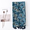 CHROME CRANE MF018 Women's Stole Floral Flower Leaf Design Large