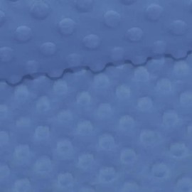 PINaPIN Fabrics sold by the metre, children's fabric, minky fleece, metre, for sewing, children's pillows, pillowcases, baby blankets, sleeping bags, toys, polyester, 100 x 160 cm (dark blue)