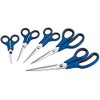 Draper 75552 5-Piece Soft-Grip Household Scissors Set,Blue