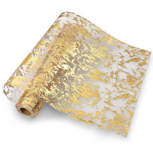 Gold Table Runner Glitter Metallic Gold Runners Roll Sequin Thin