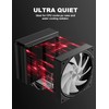 upHere 120mm Computer Case Fan 5v ARGB PC Fan with