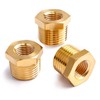 1/2" NPT Male to 1/4" NPT Female Brass Hex Bushing