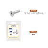 DTGN M3-0.5 x 12mm Flat Head Socket Cap Screws, 40