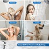 UCLIMAA High Pressure 48-Settings Shower Head with Handheld Shower,Drill-Free 3-Way