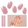 Nelikoo Semi Cured Gel Nail Strips, 20 PCS Gel Nail