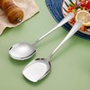 BAIYSFFG Serving Spoons Large,4 Pcs Stainless Steel Buffet Serving Spoon