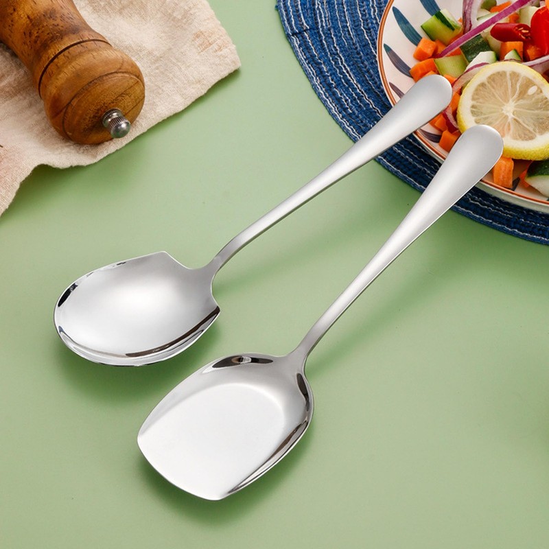 BAIYSFFG Serving Spoons Large,4 Pcs Stainless Steel Buffet Serving Spoon
