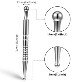 Ymapinc Acupressure Pen Trigger Point Massage Tool, Finger Massage Tools for Facial Pressure, Acupuncture Fascia Tool Muscle Release Feet Legs Arms Shoulders Neck Back