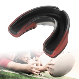 Protector Bucal Deportivo, Protector Bucal Para Baloncesto Deportes Taekwondo Boxeo Protector Bucal Protector Bucal Doble Color Protector Bucal Deportivo Para Jóvenes Adultos Protector Bucal(rojo)