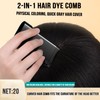 Safe and Convenient Comb Hair Dye, Black Hair Dye with
