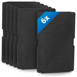 Siegvoll 6 x Tumble Dryer Sponge Filter for Beko Grundig Blomberg ElektraBregenz 2964840100, Evaporator Filter Sponge 240 x 155 x 11 mm, Lint Filter for Heat Pump and Condenser Dryer
