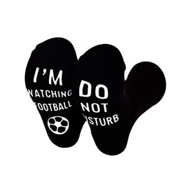 Funny Football Gifts for Dad Men,'Do Not Disturb I'm Watching Football ' Socks Novelty Funny Socks for Boyfriend Husband Brother Football Lovers Gifts, Father's Day, Birthday Gifts for Men