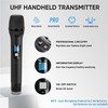 MIZISNR 4 Channel Wireless Microphone System, Professional UHF Cordless Handheld