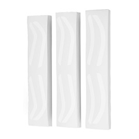 Eyebrow Airbrush Stickers, Simple Eyebrow Shaping Template for All Face Shapes, 150 Sheets Disposable Stencil Set with 3 Different Curves, Aid Tool for