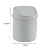 Knifefish 2 L Mini Trash Can with Lid, Desktop Mini