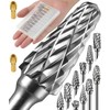 Sworker 10 Pcs Carbide Burr Set 1/8" Shank w/ 2