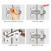 2 Pieces Stainless Steel Flip Latch with Fixing Screws for