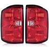 PIT66 Tail Lights，Fit Chevy Silverado 1500 2014-2018/Silverado 2500 HD 3500