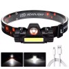 MagicTek USB Rechargeable Waterproof LED Headlamp Headlight Head Light Flashlight
