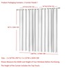 ANAZOZ Curtains Eyelet,2 x 34W x 54H IN,Blackout Curtains Window