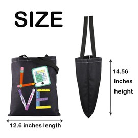 Special Education Teacher Tote Bag Inclusion Shoulder Bag Neurodiversity Shopping Bag Sped Teacher Gift Autism Teacher Gift (LOVE Tote CA)